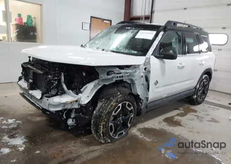 2024 Ford Bronco Sport Outer Banks z USA, uszkodzony, nr VIN 3FMCR9C66RRF58936